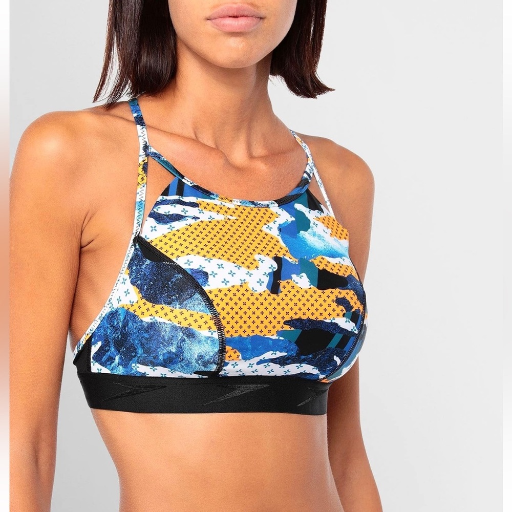 Speedo Bikini Top Sport AUS 8 US 2 Crop Top NEW $80
